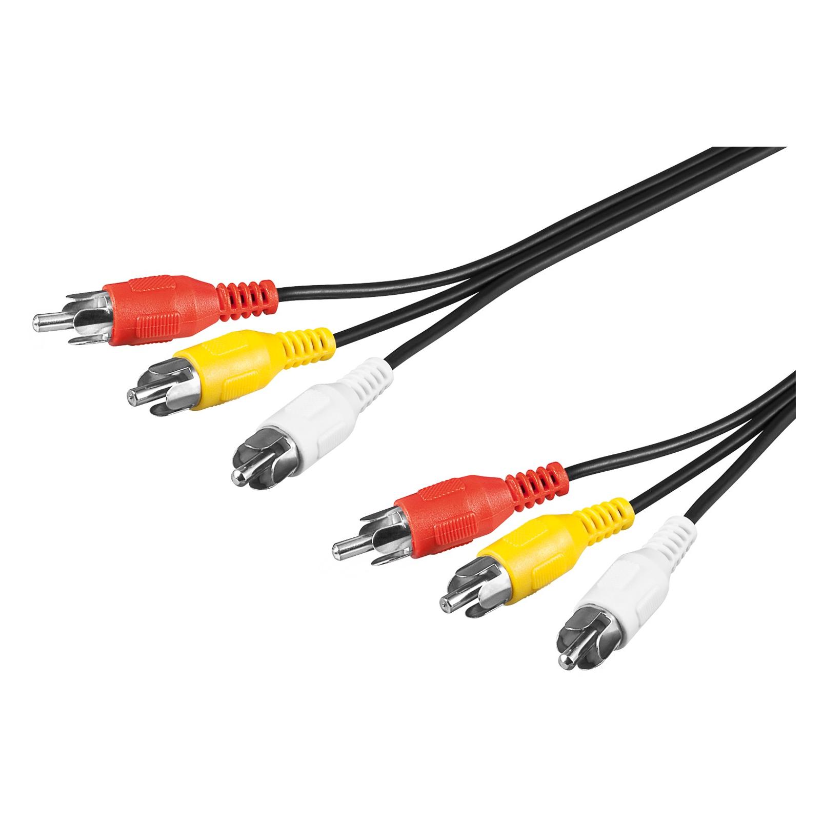 Goobay Composite Audio Video Verbindungskabel, 3x Cinch (10 m, Cinch Kabel) (50770)
