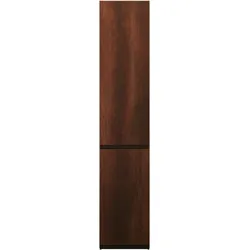 burgbad Lin20 Hochschrank freistehend mit 2 Türen, 2 Winkelablagen, Türanschlag links, 400x345x2000mm, HSPL040LF5359, Farbe: Eiche Dekor Rost