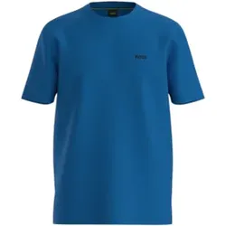 BOSS für Herren. 50506373 T-Shirt Detail blau (S), Lässig, Baumwolle, Kurzarm
