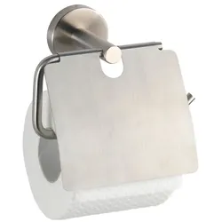 WENKO Toilettenpapierhalter Bosio Edelstahl Silber