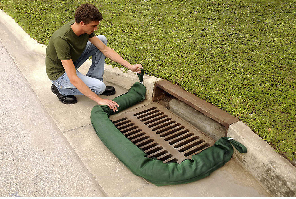 Kanalschutz-Filtrationsschlauch, für Öl und Sedimente, LxBxH 2743 x 178 x 102 mm kaiserkraft