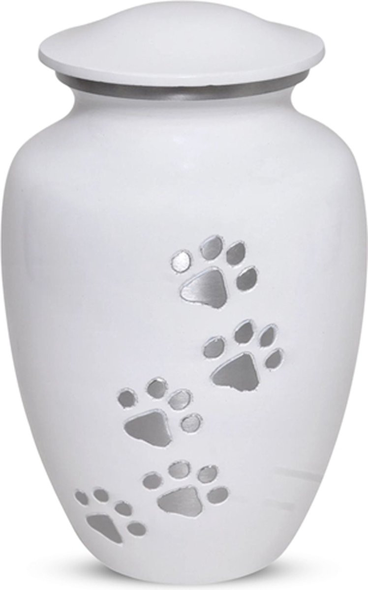 Professionele Begrafenis Urn voor Menselijk As of Huisdieren - Wit - 650 ml