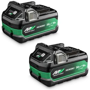 HiKOKI Werkzeugakku Multi Volt BSL36A18X, 380205, 36 V / 2,5 Ah, 18 V / 5,0 Ah, 2 Schiebeakkus