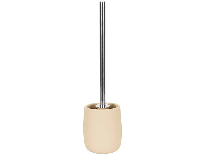 WC-Garnitur KLEINE WOLKE Eclipse , beige, B:10,3cm H:41,5cm, Gummi, Steinzeug, Reinigungsbürsten, WC-Garnitur