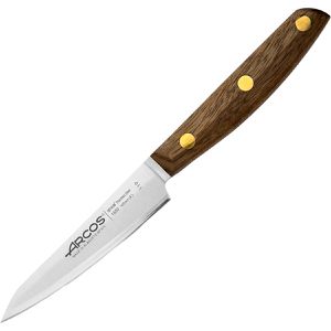 Arcos Gemüsemesser Nordika 165000, 10 cm Edelstahlklinge, Ovengkolgriff