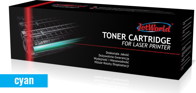 JetWorld Cyan tonercartridge voor UTAX P-C4063, vervangende cartridge PK-5021C