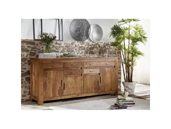 Buffet - Bois massif d'acacia laqué - SHAMAN 41