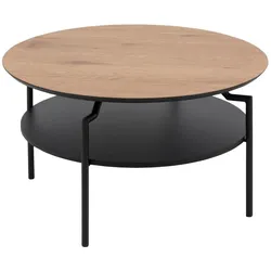 Actona »Goldington« Couchtisch rund Wildeiche Dekor Ø 80x45 cm / Wildeiche Dekor