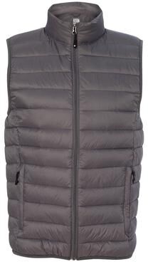 Weatherproof 16700 Men's 32 Degrees Packable Down Vest in Dark Pewter size Medium   Nylon