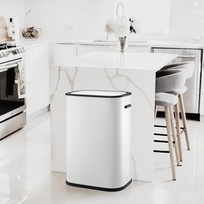 Yun 13 Gallon / 50 Liter Motion Sensor Trash Can, Smart Trash Can with Lid