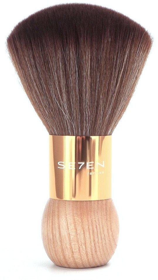 Se7en Styles Goldfarbene Halsbürste aus Holz SS3577
