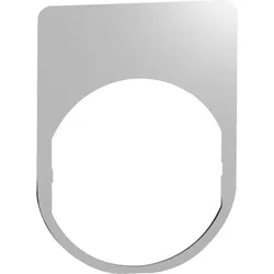Schneider Electric ZBYM2CUST01 Schildträger, Metall, für Harmony 22mm, kundenspezifisch via Konfigurator