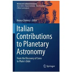 Italian Contributions to Planetary Astr, Fachbücher von Ileana Chinnici