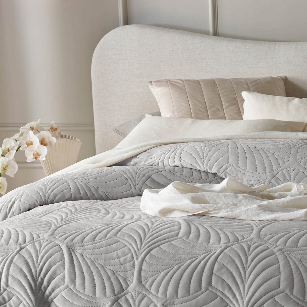 ROOM99 Luxe Velours Plaid Jasgrijs - Feel Collectie - 240 x 260 cm