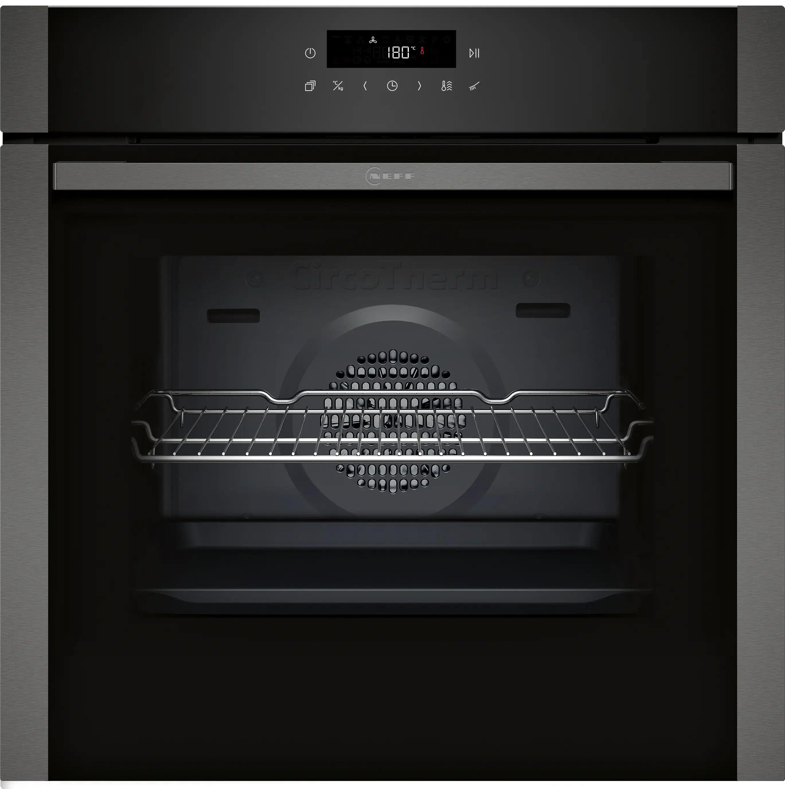 Neff N50 BLE310APBT (B6ACJ7AG3 + Z1365WX0 + Z1608BX0) Einbaubackofen groß AutoClean (Schwarz/Graphit)