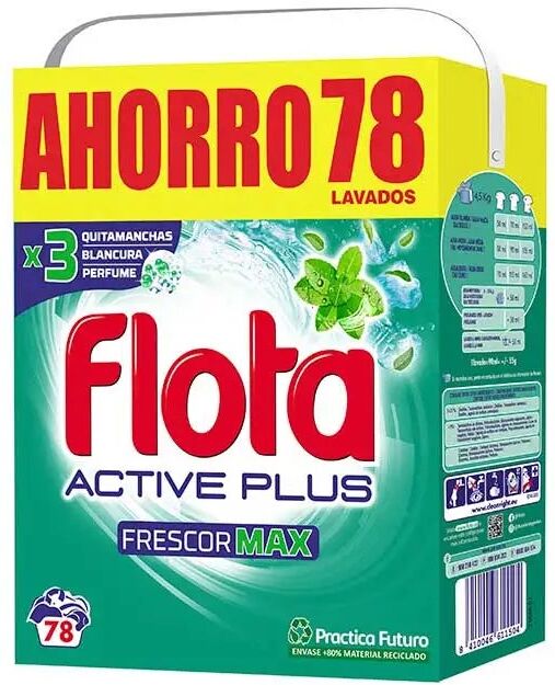 FLOTA Detergente Lavadora Total 78 Cacitos
