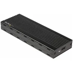 StarTech M.2 NVME (M.2, M.2 2230, M.2 2242, M.2 2260), Festplattengehäuse, Schwarz