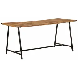 vidaXL Esstisch 160x80x75 cm Massivholz Mango