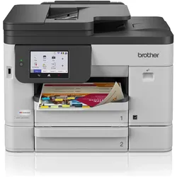 Brother MFCJ5110DWRE1 MFCJ5110DW 4-in-1-Farb-Tintenstrahl-Multifunktionsgerät, A4, 28/28 Seiten pro Minute (Tintenpatrone, Farbe), Drucker, Weiss, Schwarz
