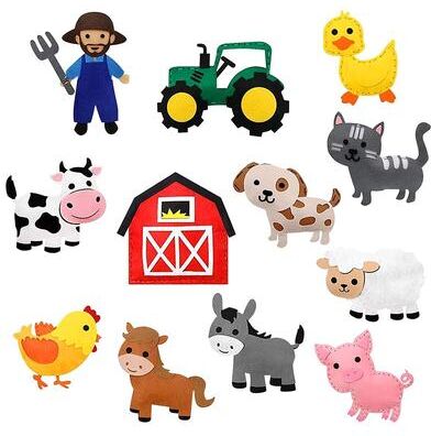 Useful Little Things Woodland Animals Sewing Craft Kit For Kids DIY Felt Plush Set e
