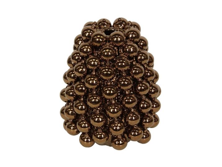 Vase Kugeln Keramik, Goldbraun, H:31 cm Decofinder