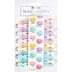 12 Stück Efalock Macarons Combi Abteilclips sortiert pastell