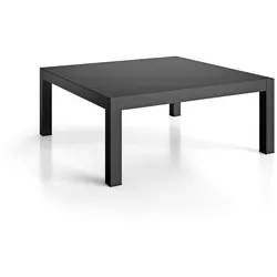 Outdoor Couchtisch Fiam DOMINO, 70 x 70 x 28 cm, schwarz