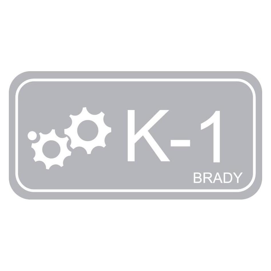 Brady B-7527, Polypropylen Schild, Energy Source Tag - Kinetic, 75 x 38mm, Grau auf Weiss, Beschrif (ENERGY TAG-K-1-75X38MM-PP/25)