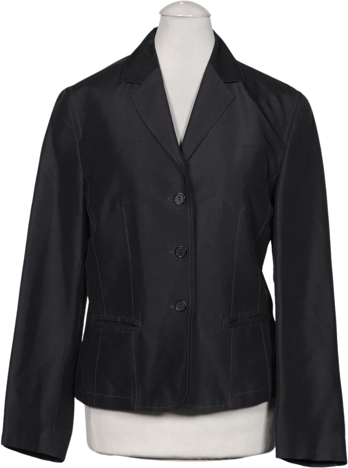 Taifun Damen Blazer, Schwarz, Gr. EU 36, Seide / Synthetik - Second Hand