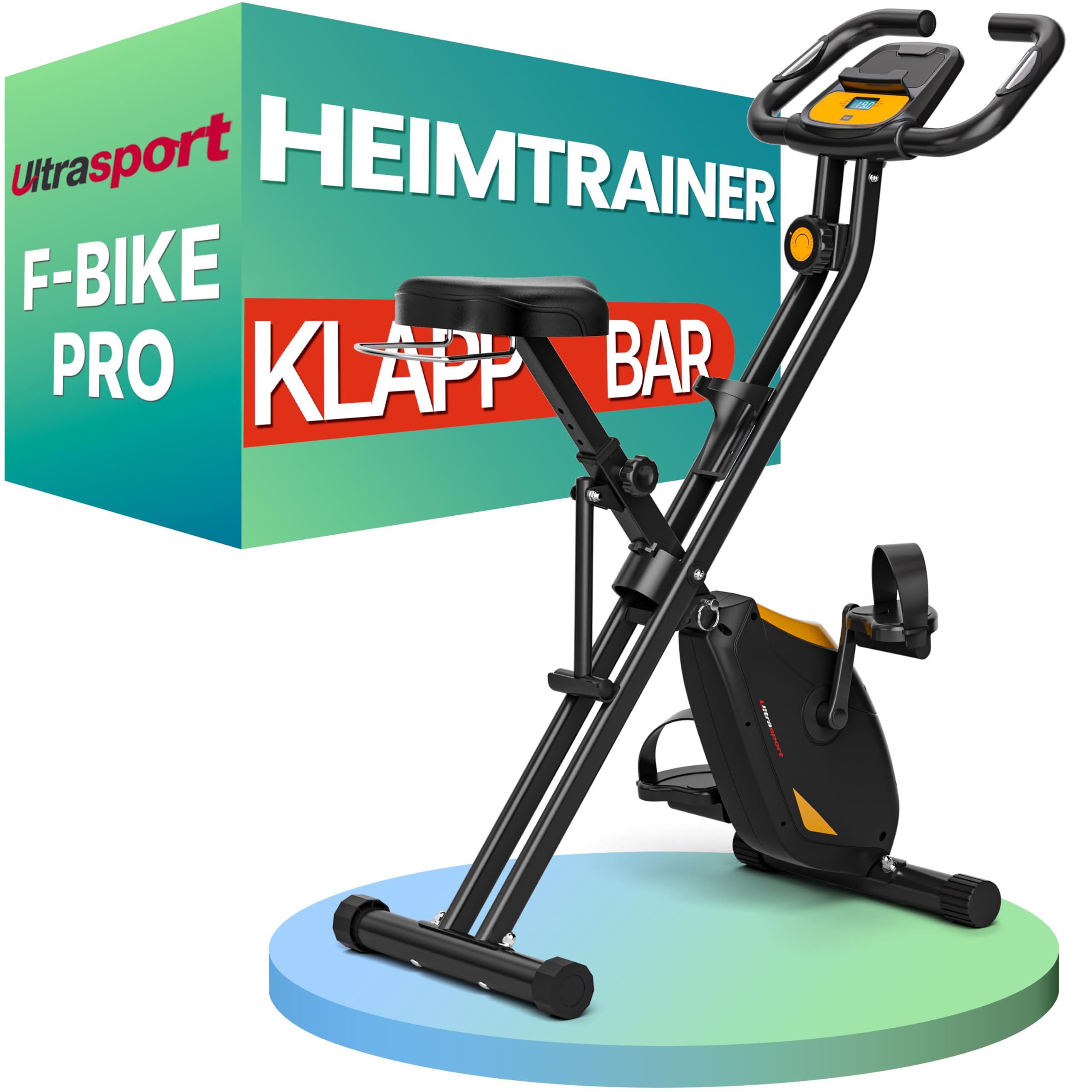 Ultrasport F-Bike Pro Ergometer Heimtrainer Fahrrad Klappbar Senioren Fitness Ho