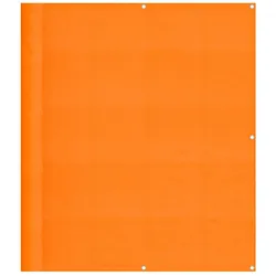 vidaXL Balkon-Sichtschutz Orange 120x1000cm 100% Polyester-Oxford