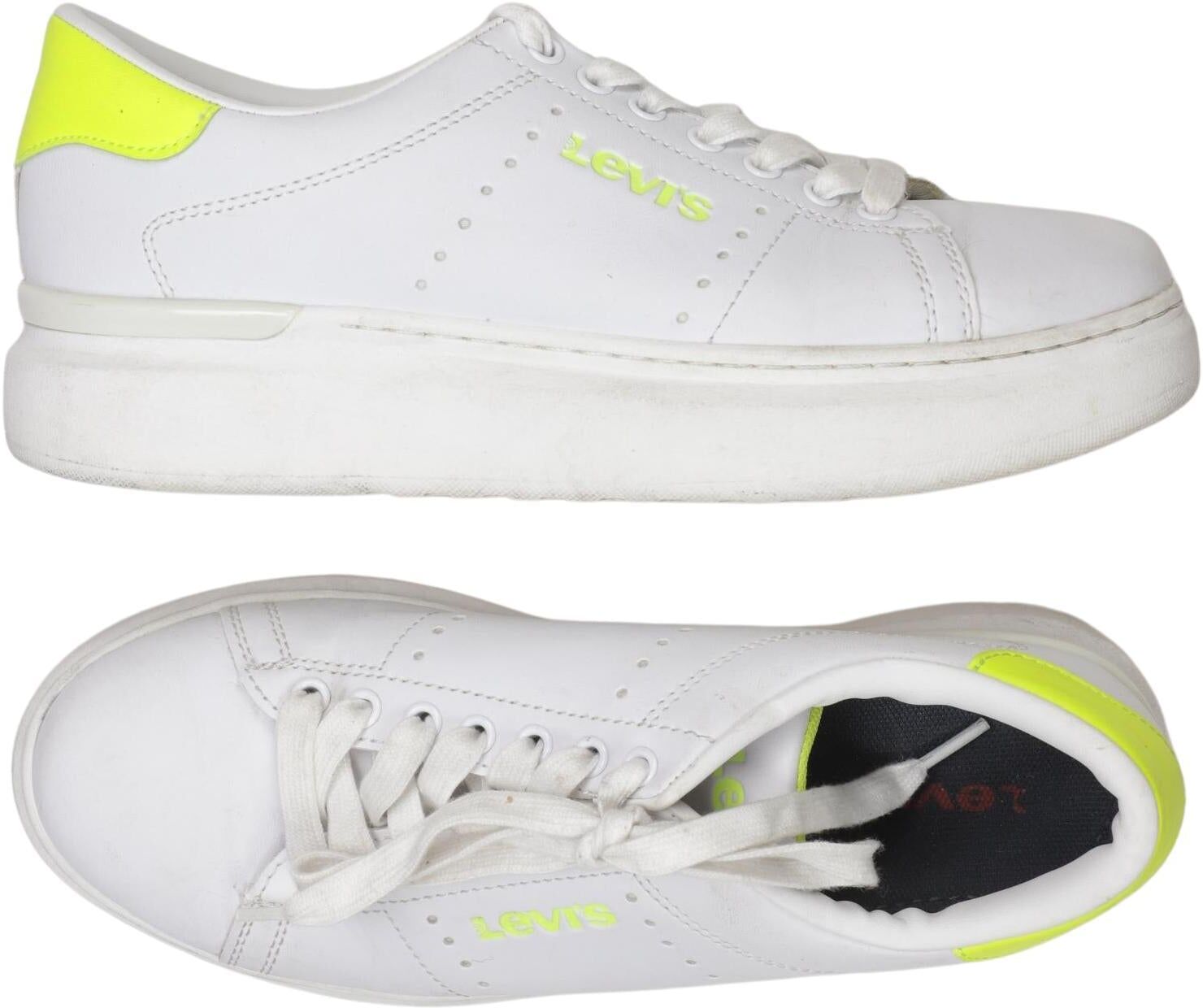 Levis Damen Sneaker, Neon, Gr. EU 38, Kunstleder - Second Hand