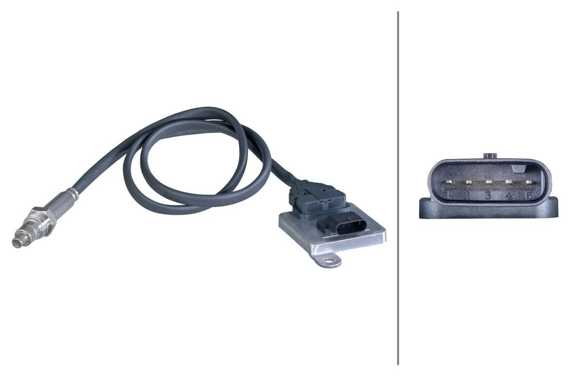 NOx-Sensor NOx-Katalysator 5-polig HELLA IAM-Expertise passend für FUSO