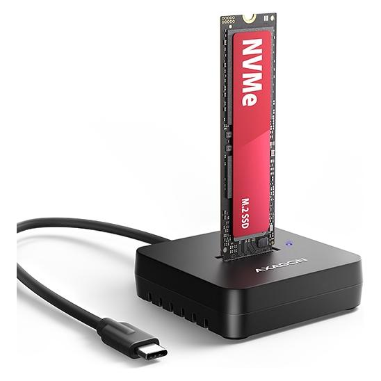 Axagon ADSA-M2C11L, USB-C 10Gbps dokovací stanice pro 1× M.2 NVMe SSD (ADSA-M2C11L)
