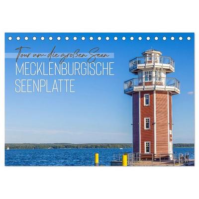Tour um die großen Seen der Mecklenburgischen Seenplatte (Tischkalender 2026 DIN A5 quer), CALVENDO Monatskalender