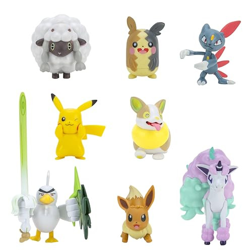 Jazwares Pokemon set met 8 figuren