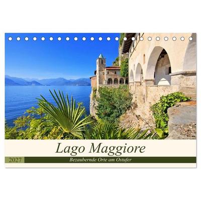Lago Maggiore - Bezaubernde Orte am Ostufer (Tischkalender 2027 DIN A5 quer), CALVENDO Monatskalender