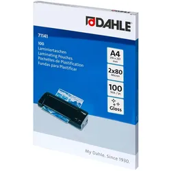 DAHLE Laminierfolien glänzend 80 mikron A4