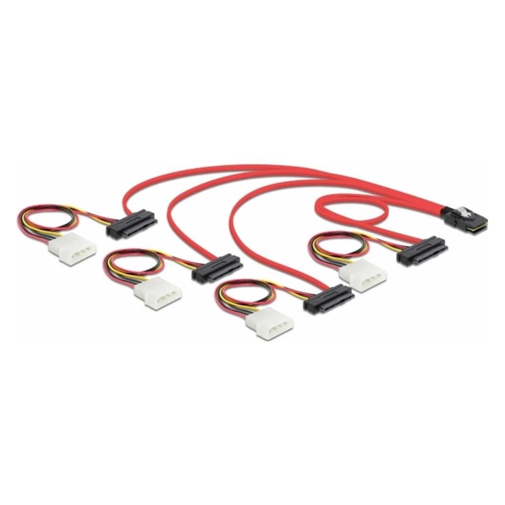 Delock Internes SAS-Kabel (Serial Attached SCSI) (100 cm, Mini-SAS) (83146)