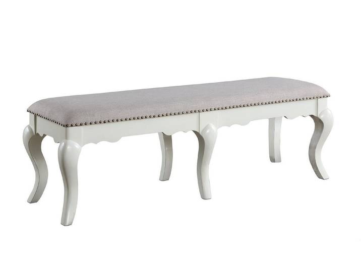 JVmoebel Fußhocker Klassische Fußstütze und Sessel mit weißer Polsterung (1 St), Made in Europa