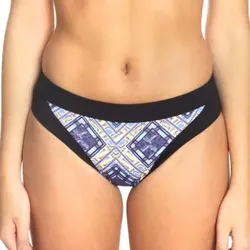 Sunseeker Tribe Attack Full Classic Bikini Panty Schwarz gemustert 36 Damen