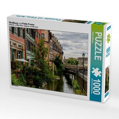 CALVENDO Puzzle Straßburg - La Petite France | 1000 Teile Lege-Größe 64x48cm Foto-Puzzle für glückliche Stunden