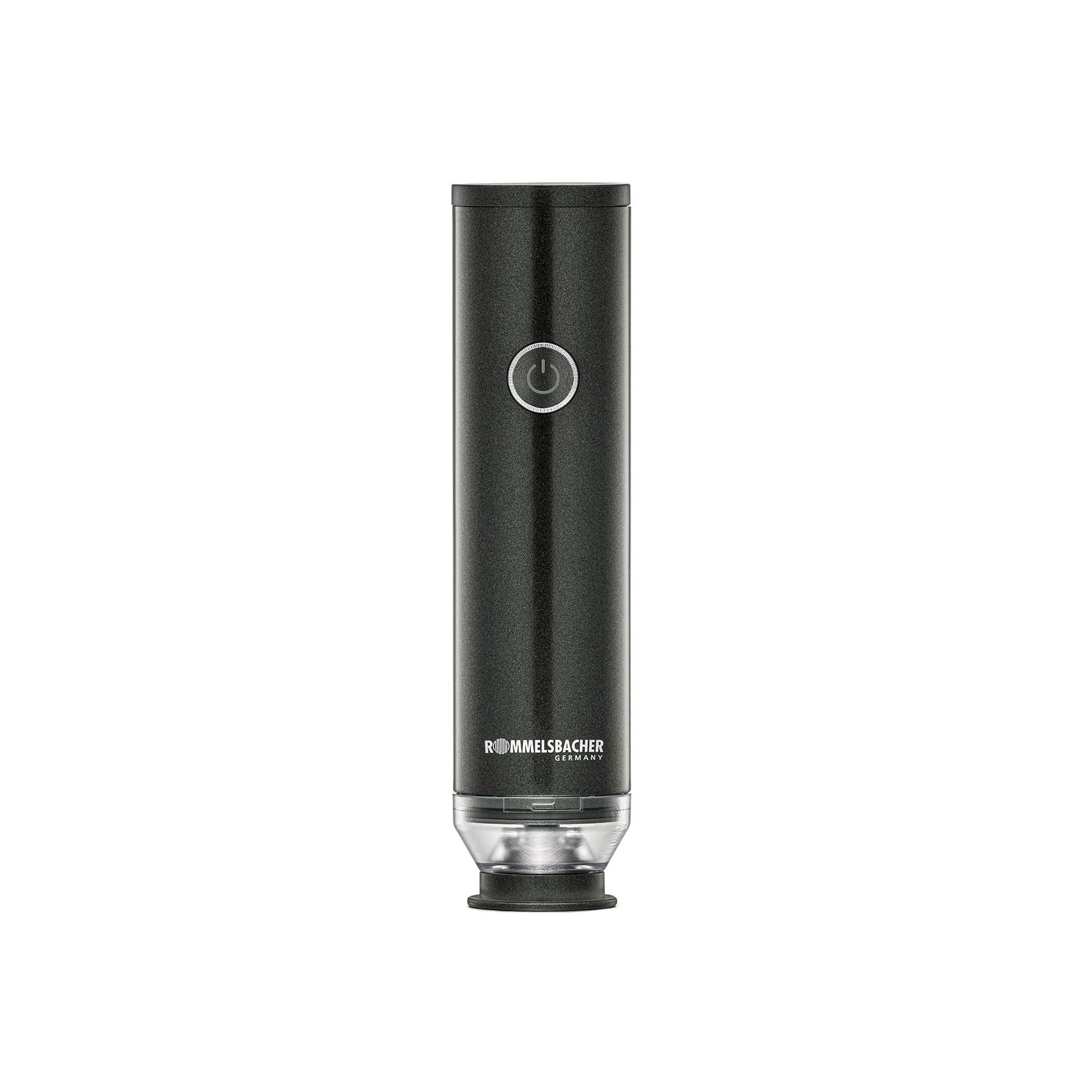 ROMMELSBACHER VAC 25 Hand Vakuumierer (1500 mAh, Vakuum bis -0,5 bar, 7 l/min Pumpleistung, Schnellaufladung per USB-C)