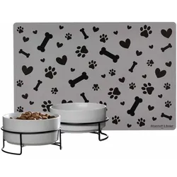 Ritzenhoff & Breker Taro Hundenäpfe ø 14 cm 2er Set mit Unterlage