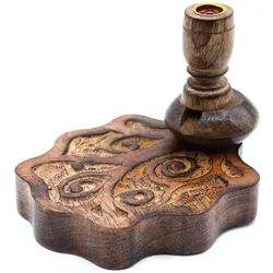Sm Mango Wood Backflow Burner - Tree of Life