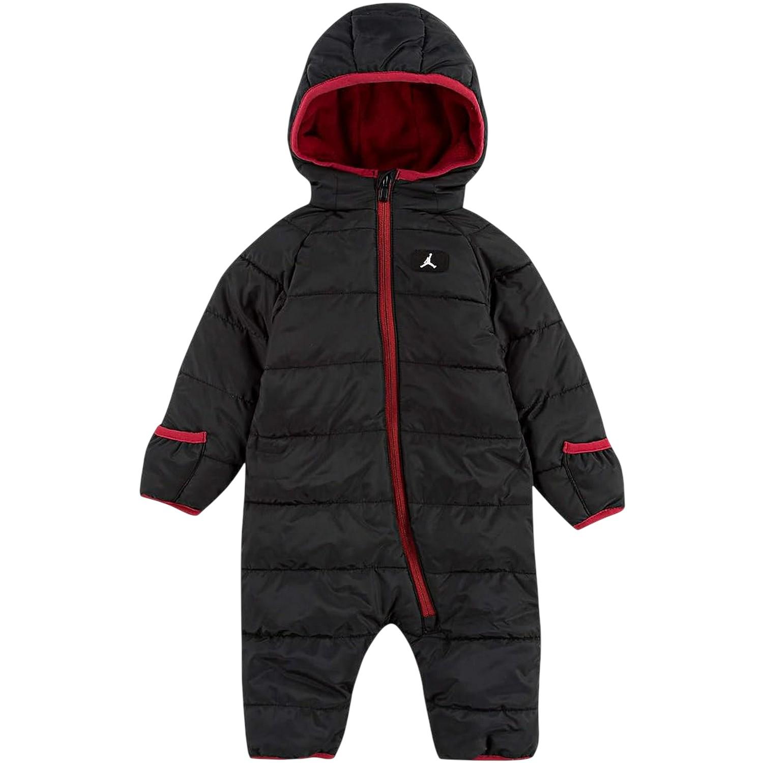 Nike - "Air Jordan" Jumpsuit für Baby, mit Kapuze (Schwarz)