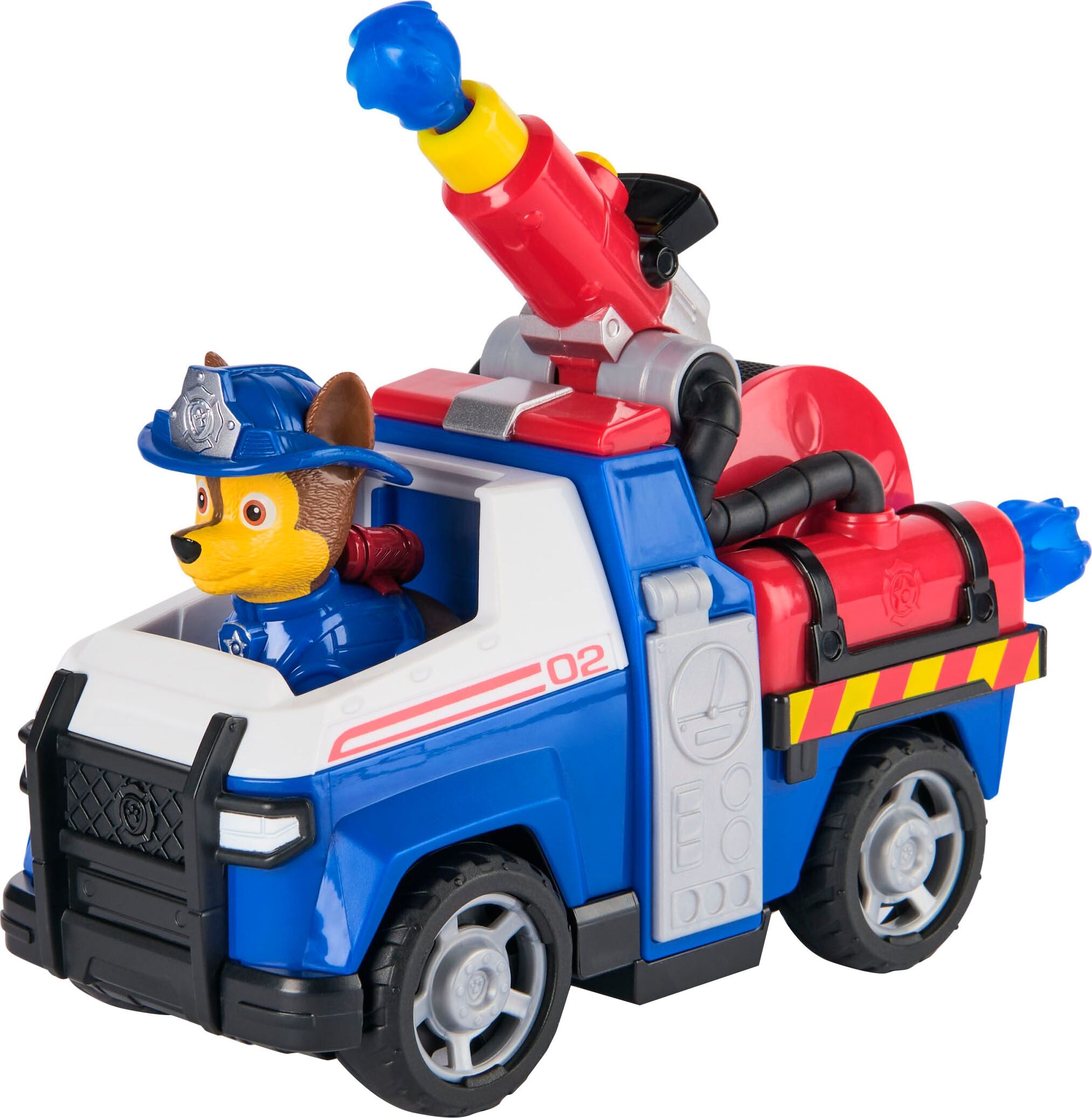 Spielzeug-Auto SPIN MASTER "PAW Patrol Fire Rescue - Chases Rettungsfahrzeug", bunt, Spielzeugfahrzeuge, Kinder, Kunststoff, Spielzeug-Auto