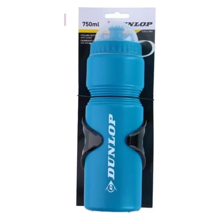 Dunlop Bidon Rowerowy 750ml Z Koszykiem Niebieski (0.75 l) (56442717)