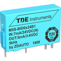 ZDAUTO I/O Modul BID0524B1 Anschluss: Lötpins · Schaltspannung (max.): 30 V/DC · Schaltstrom (max.): 7 mA · Versorgungsspannung: 5 V/DC · Signal intern: 0 - 5 kHz ·
