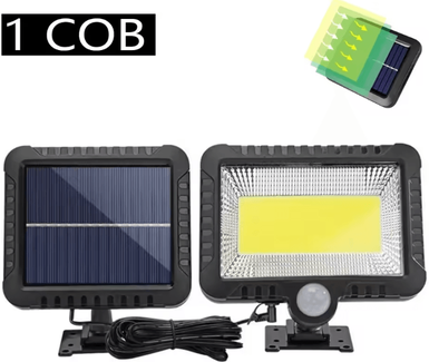 Uplift Curations Solar Outdoor Wall Lights COB Split Lamp With Motion Sensor Waterproof For Home Garden Landscape 1 Cob